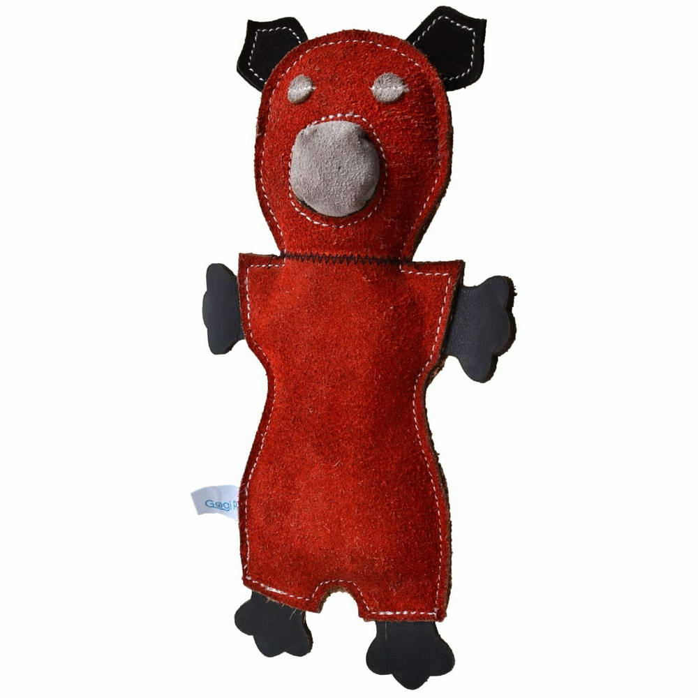 GogiPet® igrača za pse iz naravnih materialov "Rdeči medved"