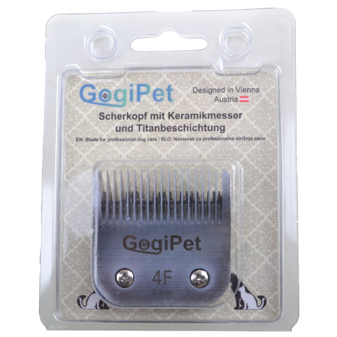 GogiPet Clip ali Snap On nastavek Size 4F - 9 mm za strojčke za striženje psov