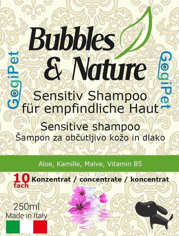 GogiPet šampon za občutljive pse Bubbles & Nature