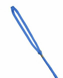 Razstavna vrvica za pse 3 mm x 121 cm - modra barva