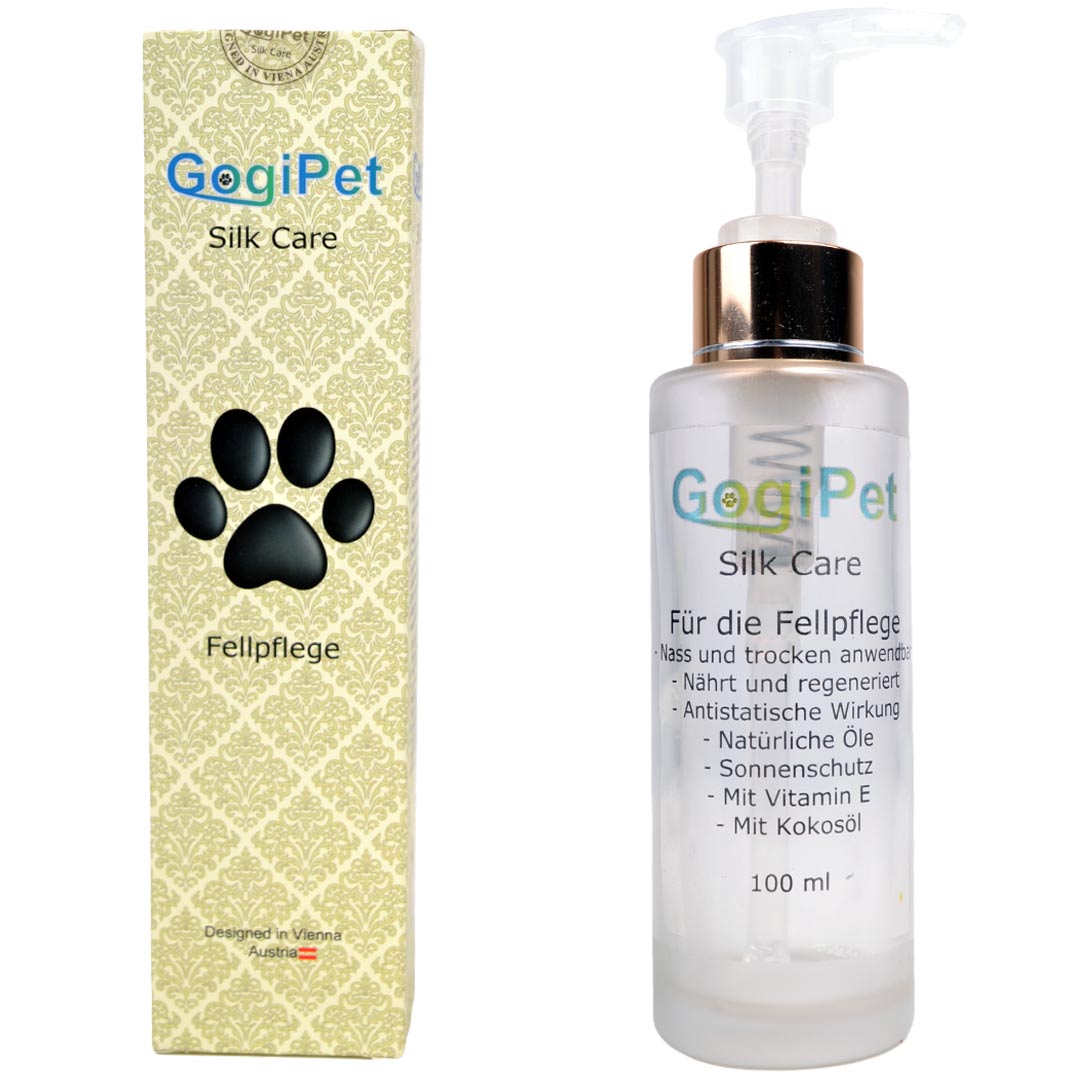 GogiPet Silk Care negovalno olje za dlako, za profesilonalno in ljubiteljsko nego psov