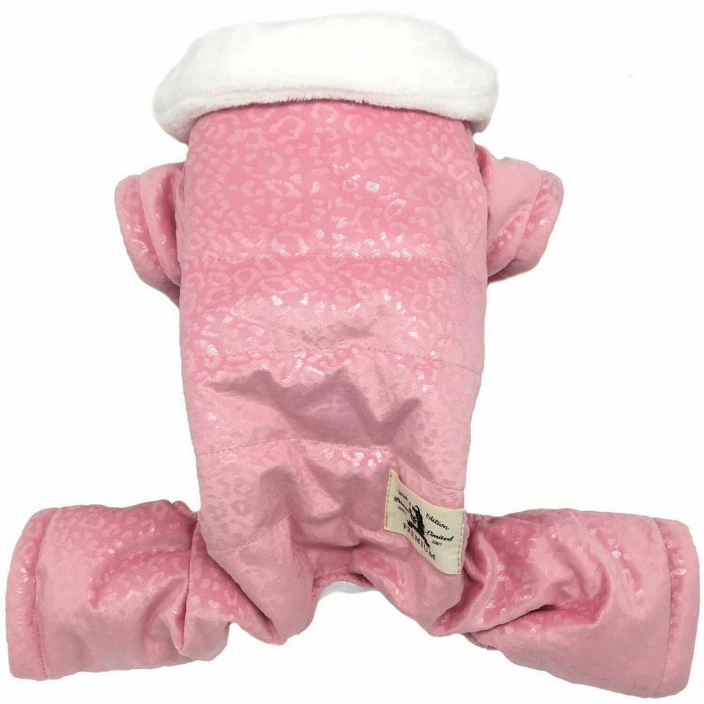 Zimski komplet za pse "Sofia" - rožnata barva, dolgi rokavi in hlačnice