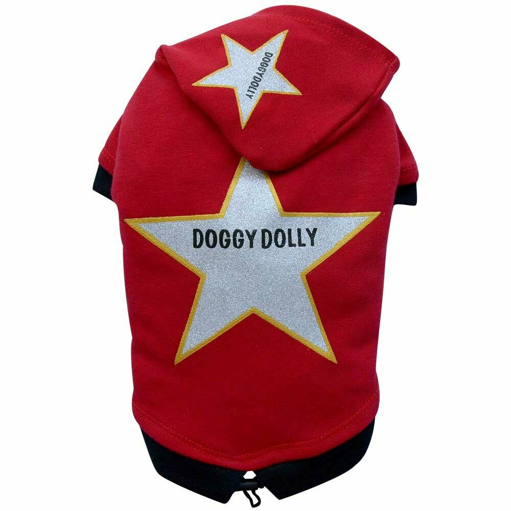 Pulover za pse "Zvezda" - rdeča barva