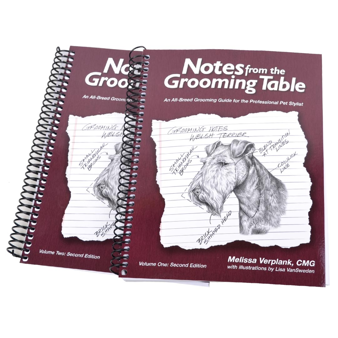 Notes from the Grooming Table - angleška knjiga o negi in striženju posv za začetnike in izkušene frizerje