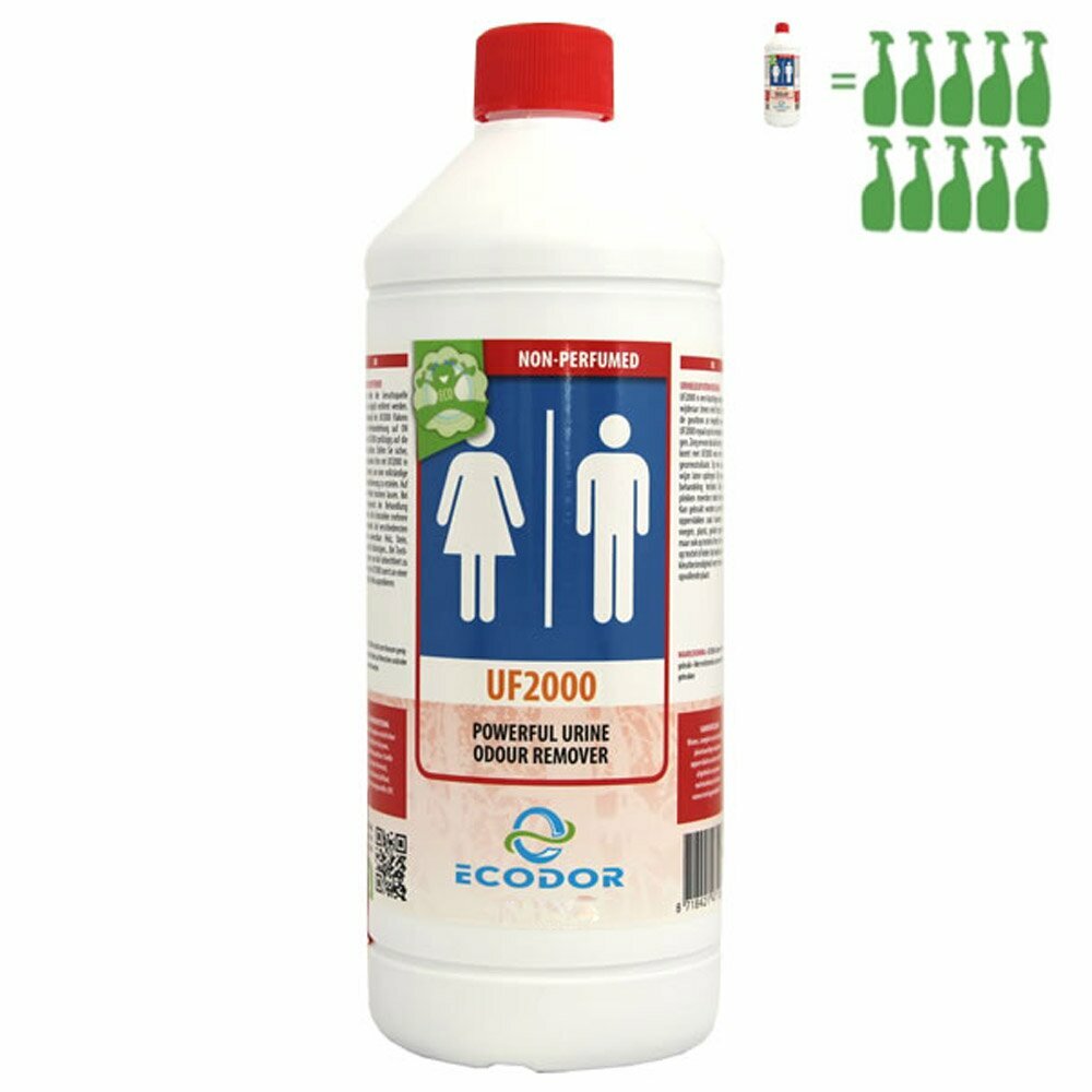 Ecodor UF2000 koncentrat za odstranjevanje smrdu po urinu ljudi