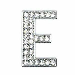 Črka E s kristali za oblikovanje napisa na ovratnicah GogiPet