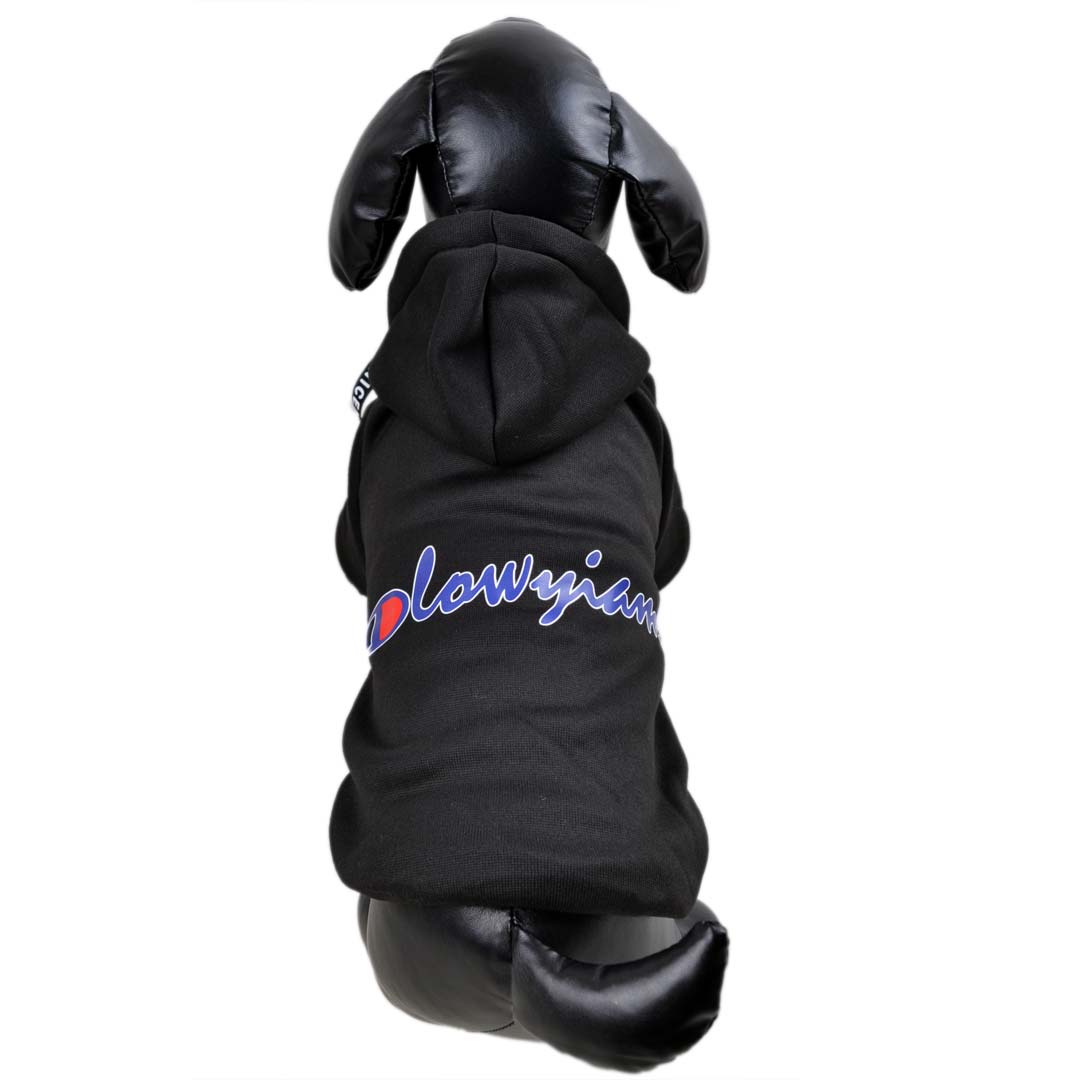 Pulover za pse "French Terry"  - črna barva