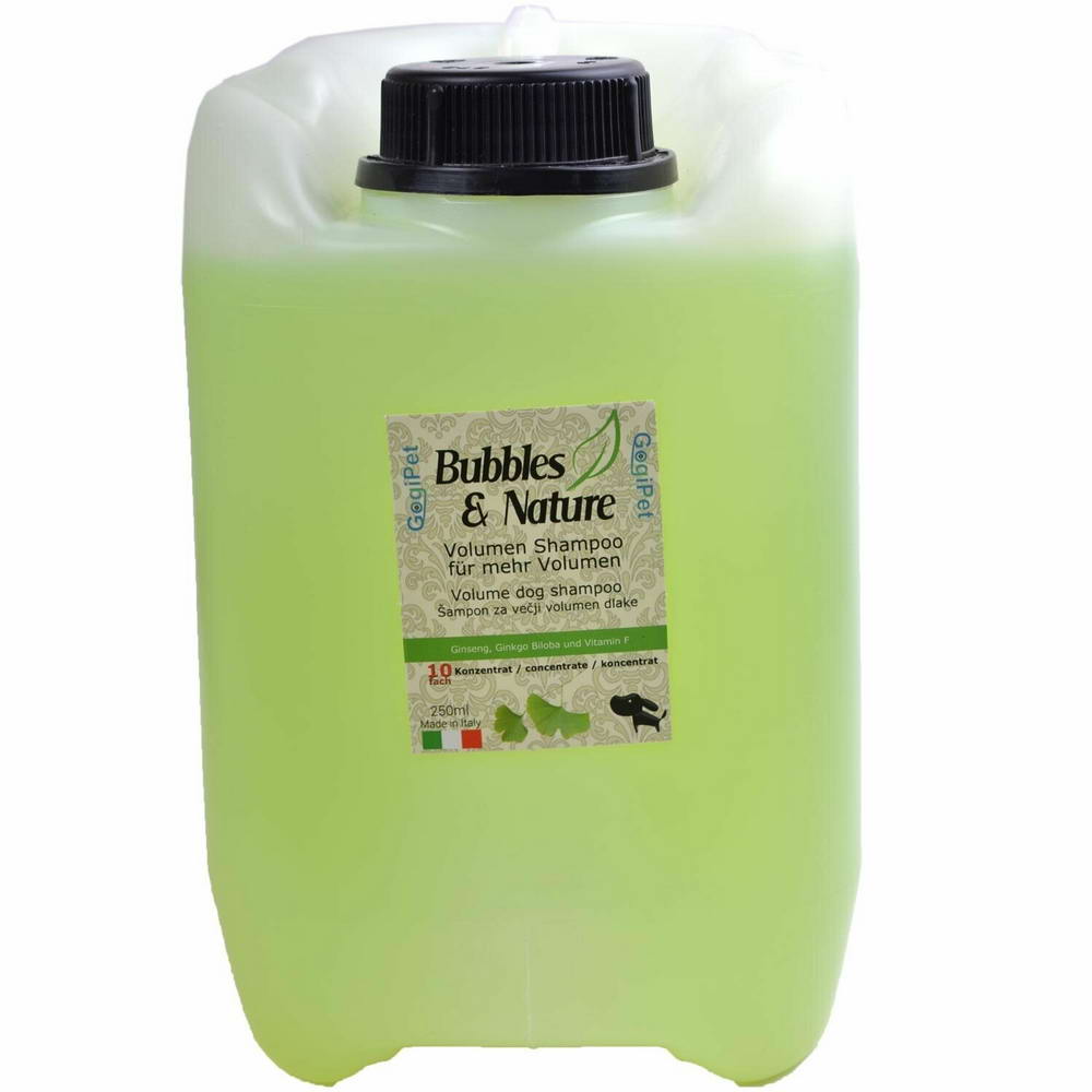 Bubbles & Nature salonski volumenski šampon za pse - 5 litrov koncentrata v kanistru