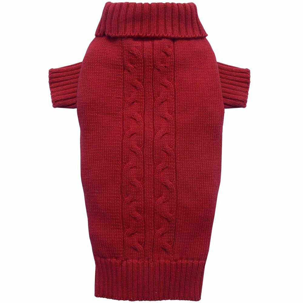 Puli pulover za pse "Luka" - rdeča barva