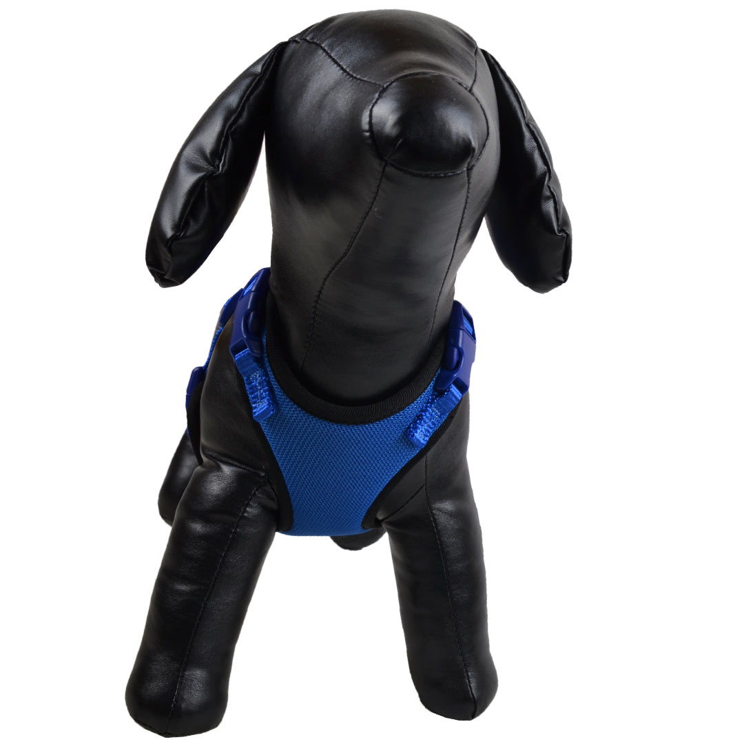 Mehke oprsnice za pse GogiPet® - zračni material modre barve
