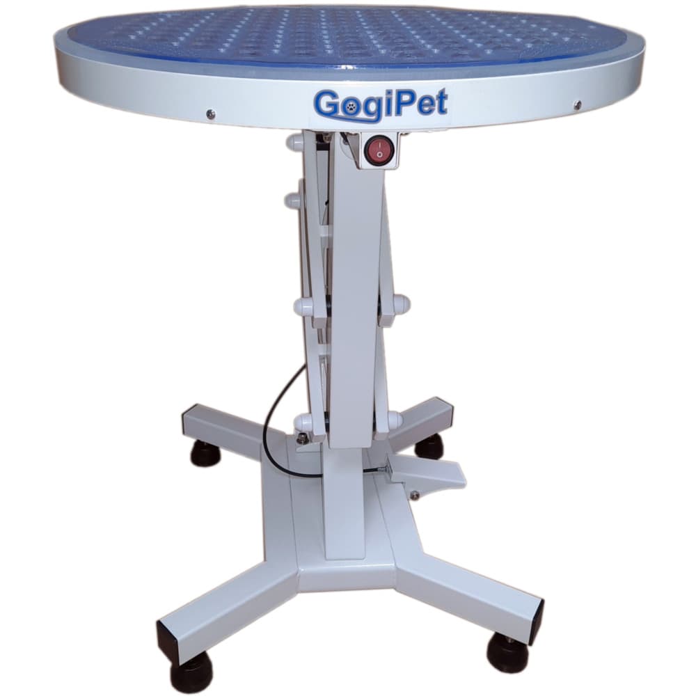 GogiPet okrogla miza za striženje psov z nastavljivo višino