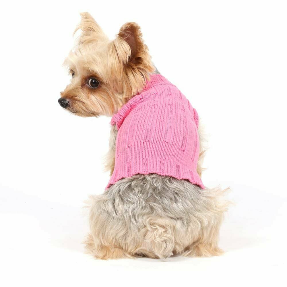 Pulover za pse "Lola" - pink barva
