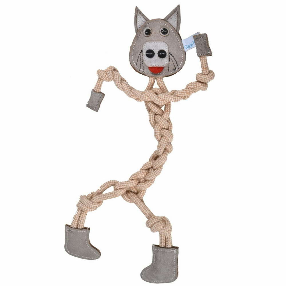 GogiPet® igrača za pse iz naravnih materialov "Volk"