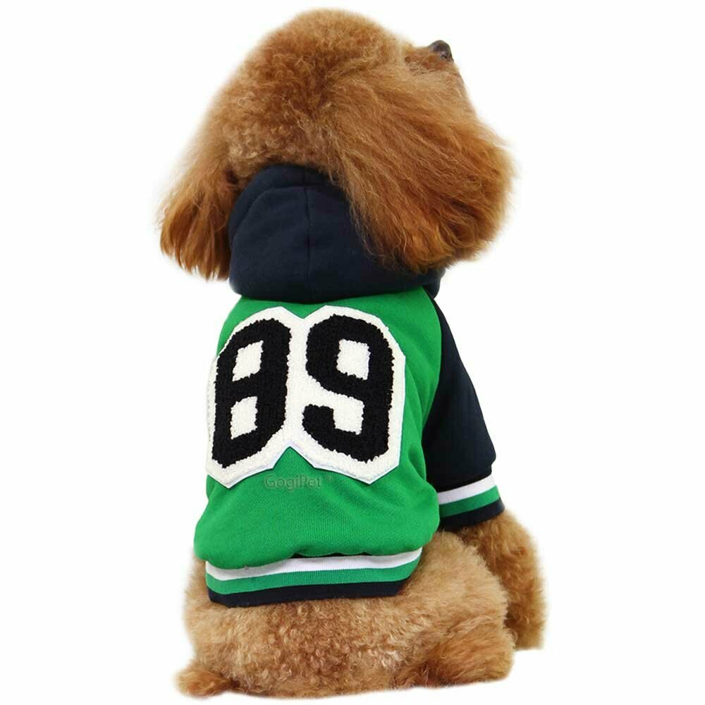 GogiPet zimska jakna za psa "89" - zelena barva