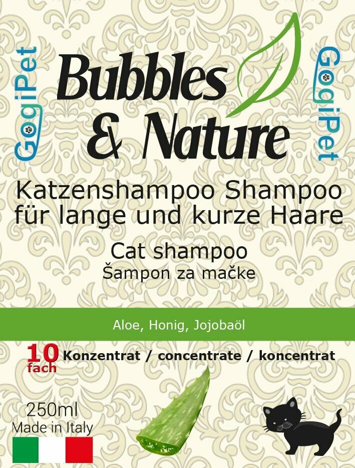 GogiPet Bubbles & Nature naravni šampon za mačke