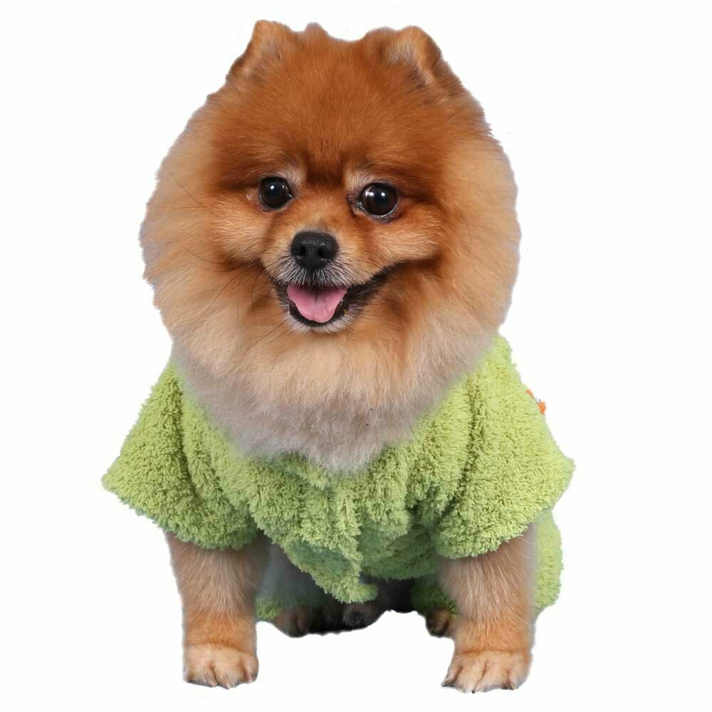 Zimski komplet za pse - zelen - oblačila za pse