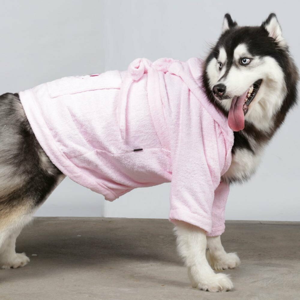 Kopalni plašč pink za velike pse - DoggyDolly BD051