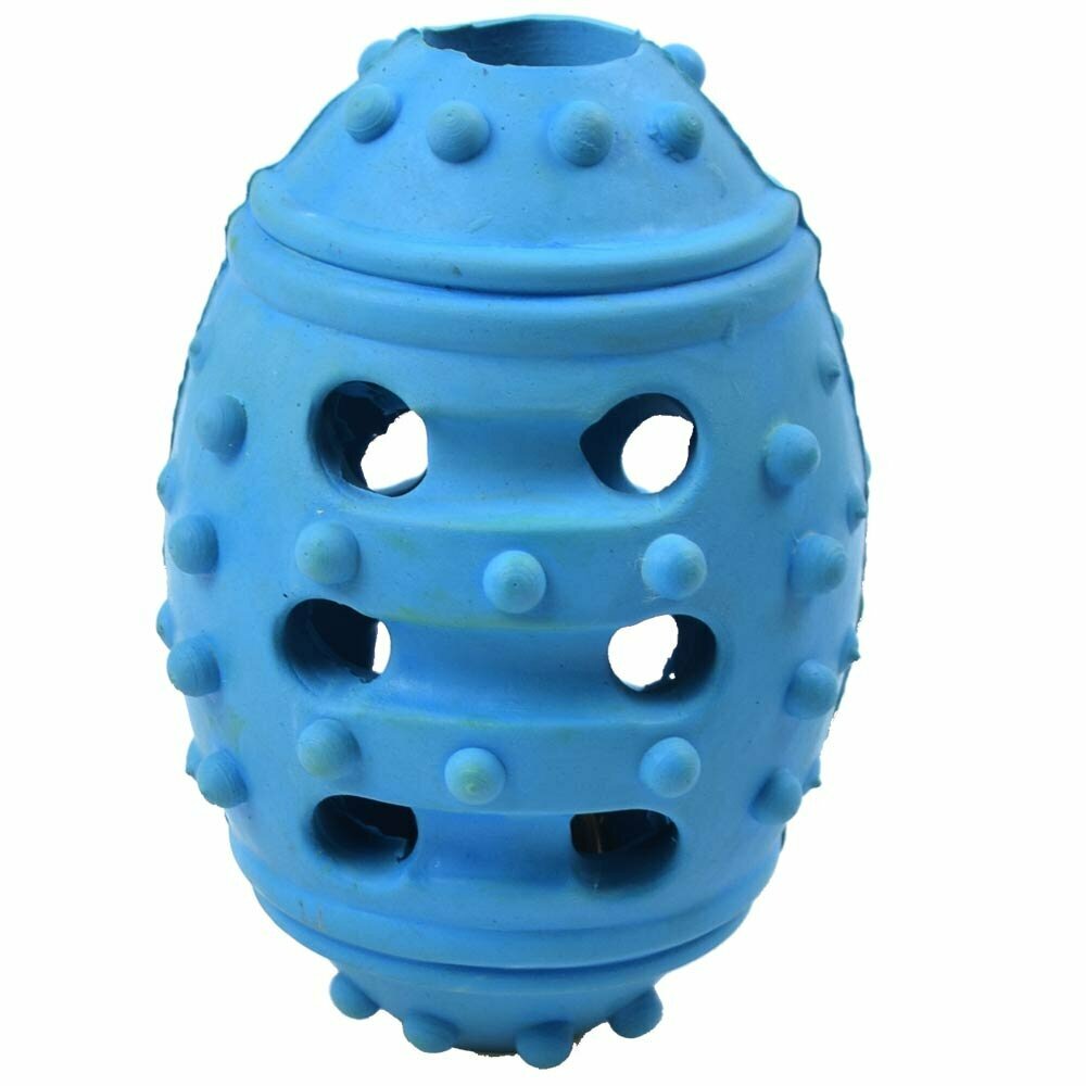 GogiPet igrača za priboljške - modra, ovalna žoga