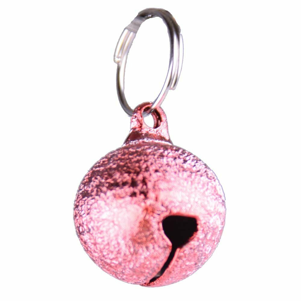 Svetleči zvonček za mačke - rožnata barva