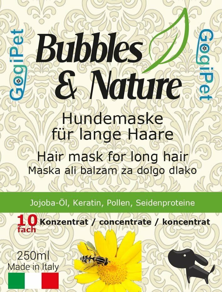 Bubbles & Nature maska ali balzam za dolgo in zavozlano dlako - kozmetika za pse