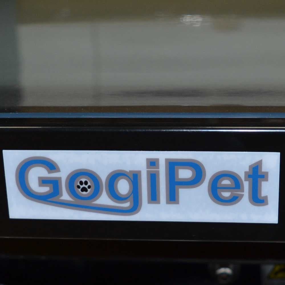 GogiPet Black Beauty miza za striženje psov s prozorno , nedrsečo podlogo