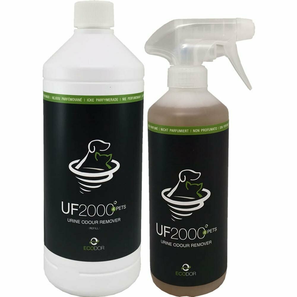 Ecodor UF2000 komplet nevtralizator urina živali 1l + 0,5l