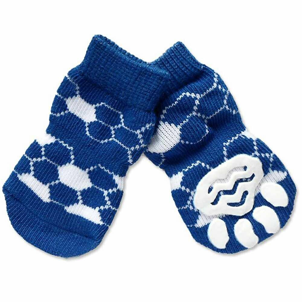 Protizdrsne nogavice za psa - mornarsko modra barva