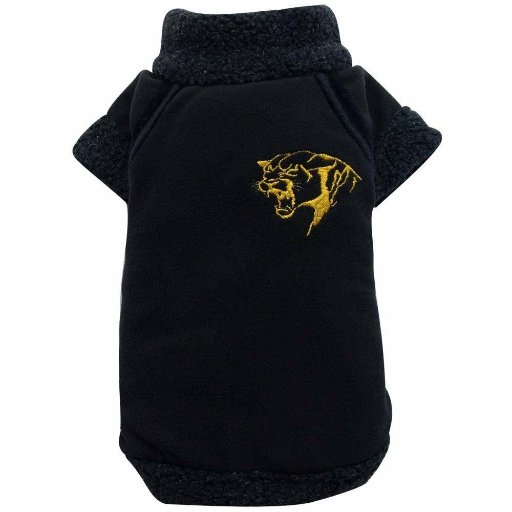 Zimski pulover "Črni Tiger" - puloverji za pse DoggyDolly W058