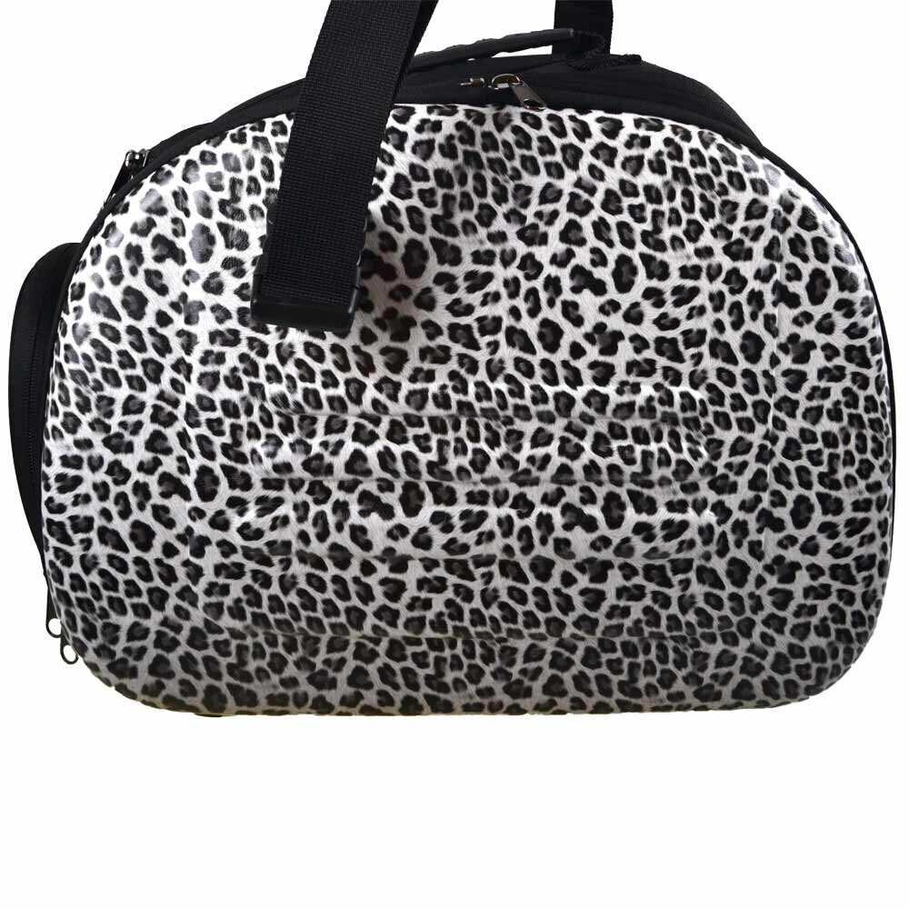Zložljivi model torb za pse - Beli Leopard