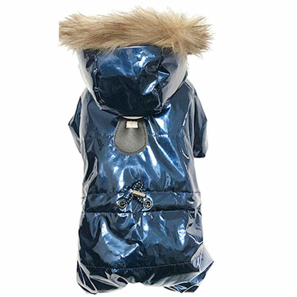 Zimsko oblačilo za psa "Lorenzo" - modra barva