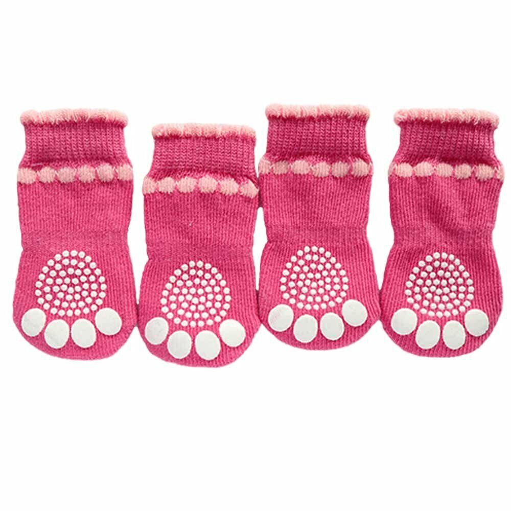 GogiPet kolekcija nogavice za psa - pink barva