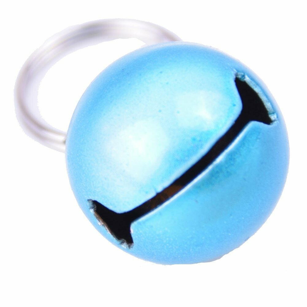 Okrogli, modri zvonček za mačke - 14 mm