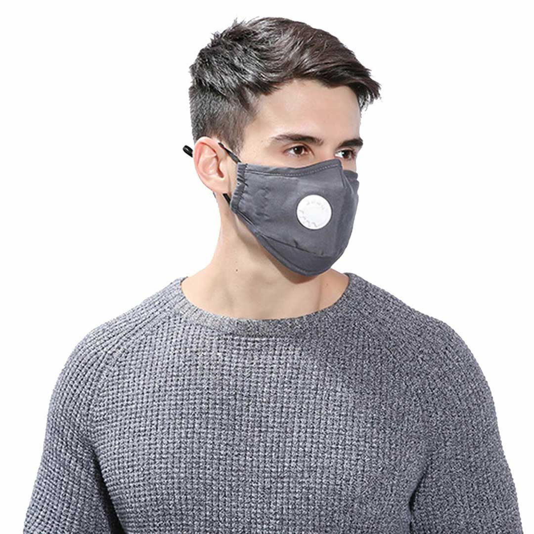 Bombažna GogiPet® zaščitna maska z ventilom in filtrom PM 2,5