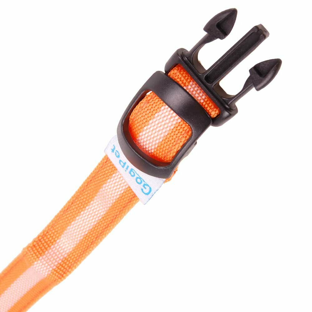 GogiPet ® svetleča ovratnica za pse - oranžna