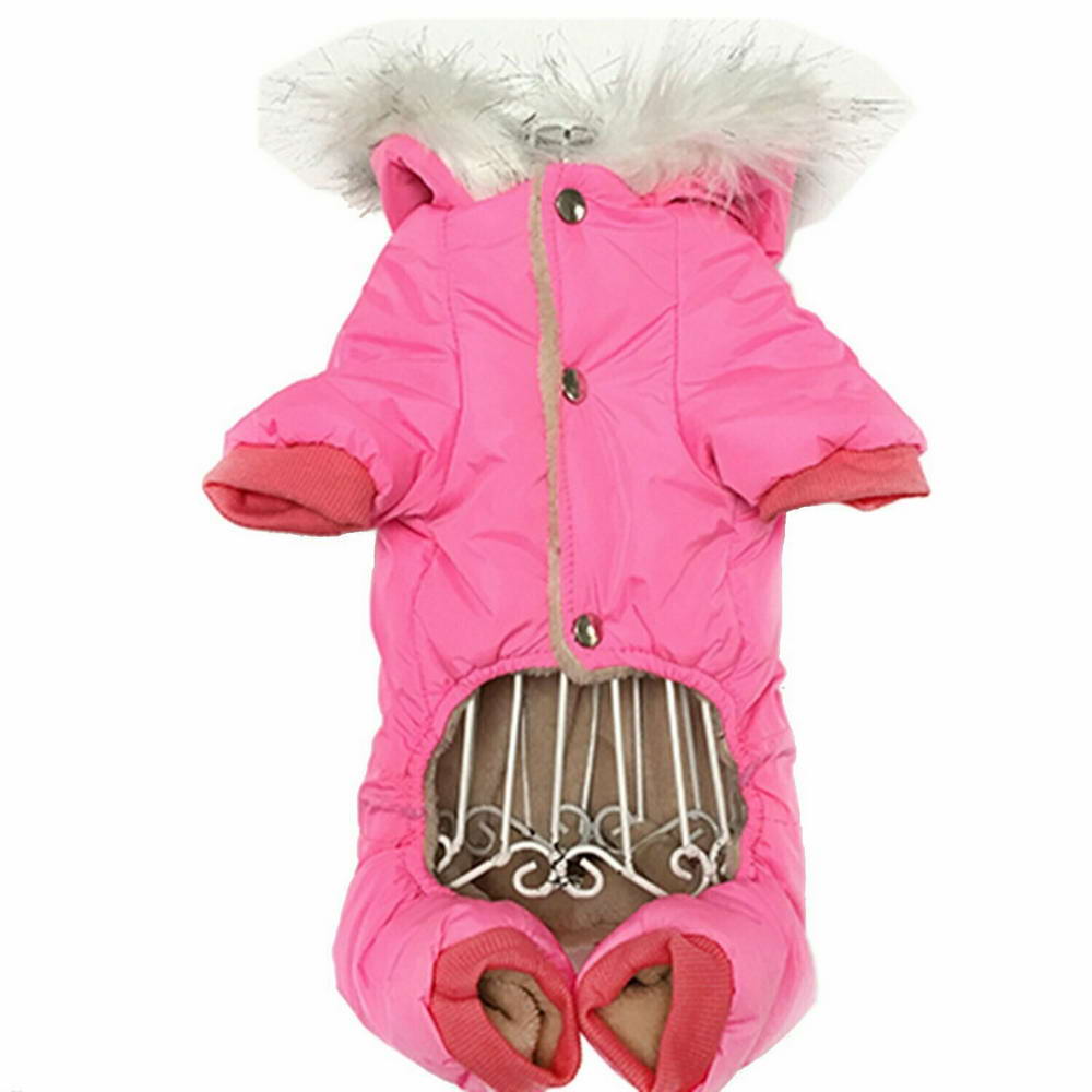 Zimsko oblačilo za psa "Fly Pink" - pink barva, mehki materiali