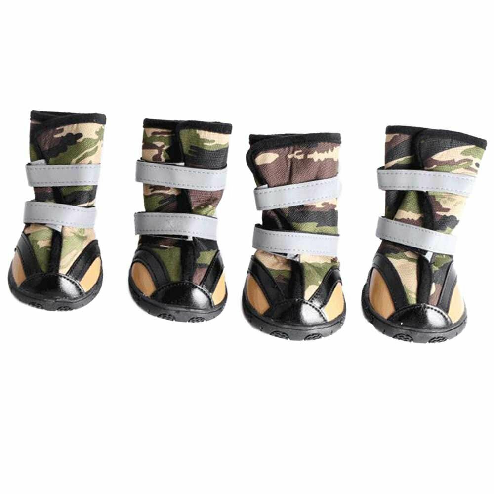 GogiPet čevlji za psa "Army" - vojaški vzorec
