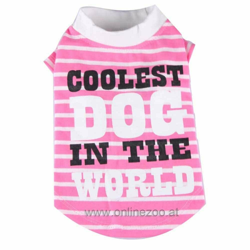DoggyDolly Majice za pse Coolest Dog pink