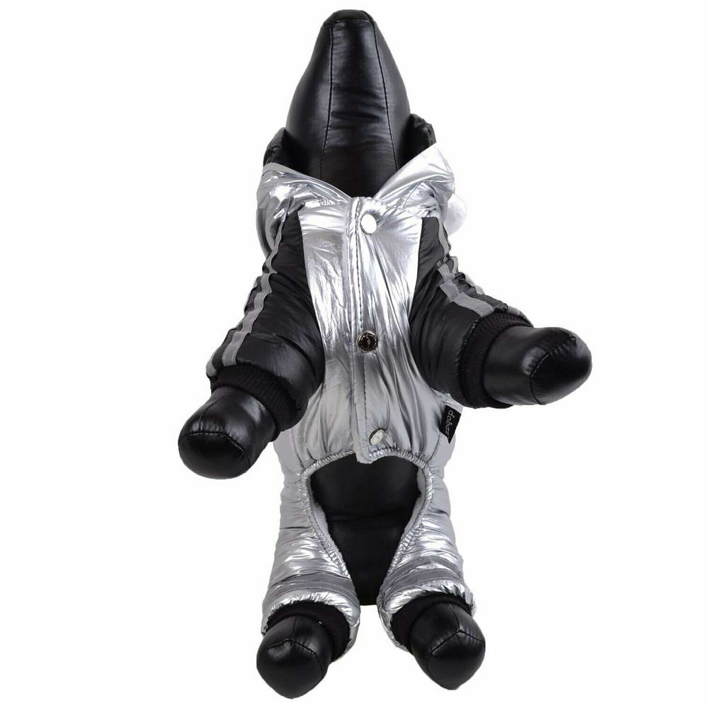 Zimsko oblačilo za psa "Silver Star" - srebrna barva, udobno nošenje