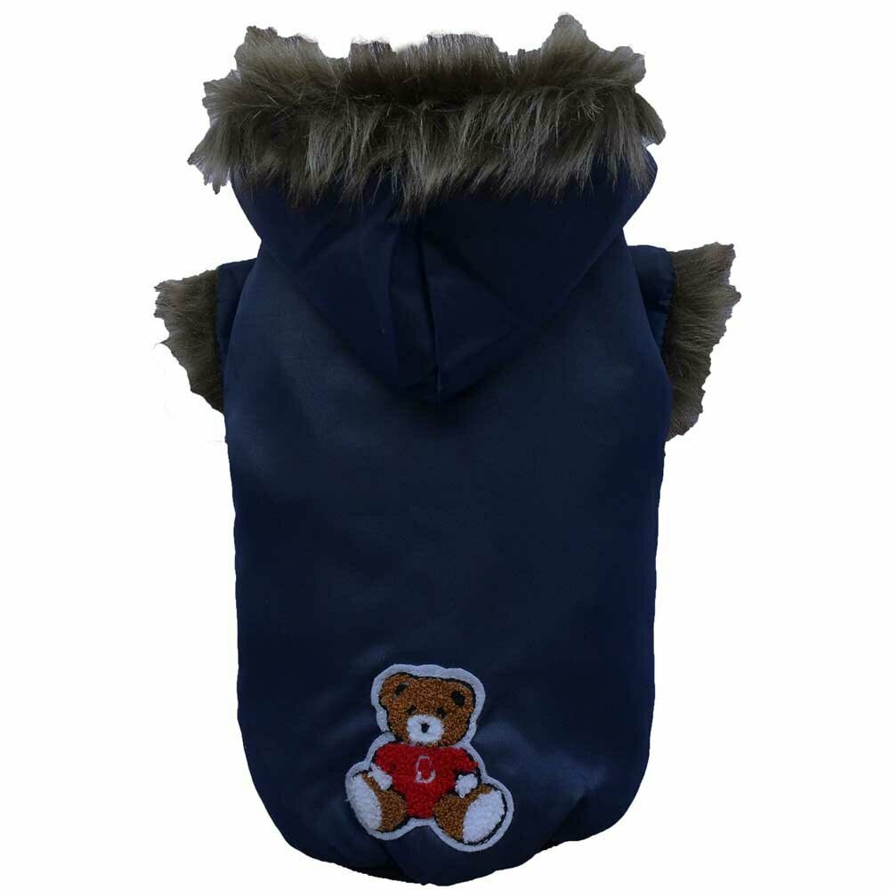 Zimska bunda za psa "Eskimo" - modra barva