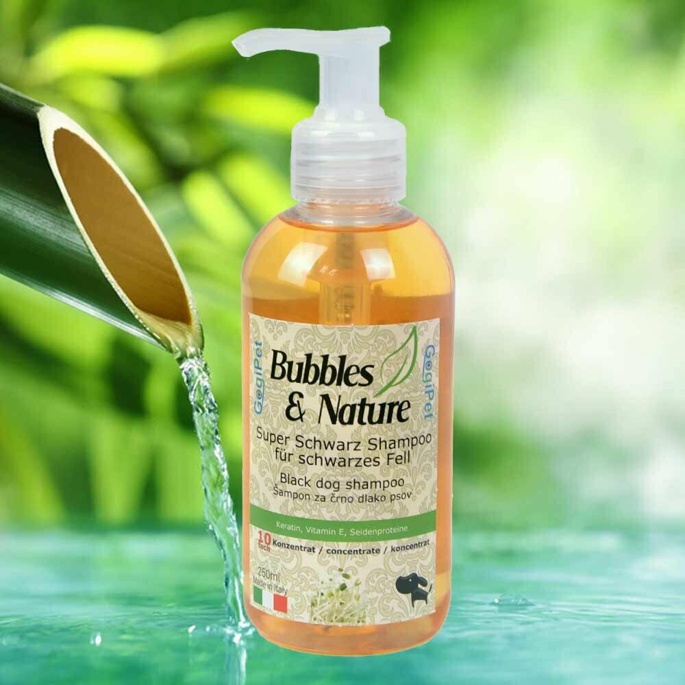 GogiPet Naravni šampon za črne pse Bubbles & Nature