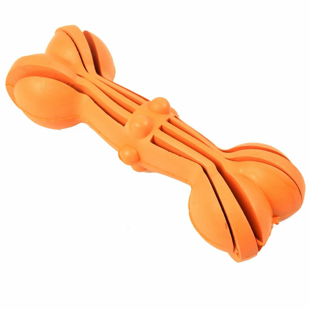 GogiPet igrača za čiščenje zob - oranžna kost