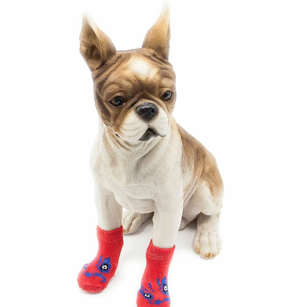 Moderne nogavice za psa GogiPet - rdeča barva