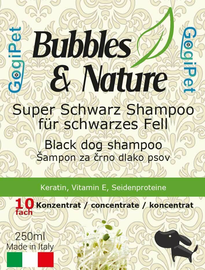 Naravni šampon za črne pse