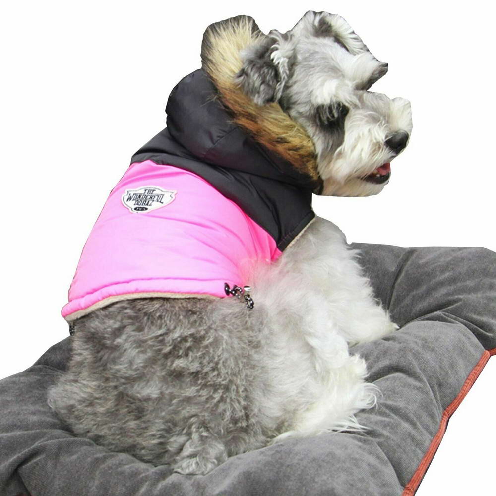 GogiPet kolekcija - zimsko oblačilo za psa "Giorgia" - pink barva