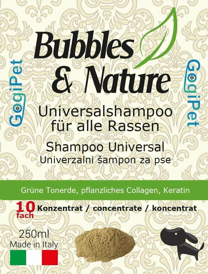 Bubbles & Nature negovalni, univerzalni šamponi za pse