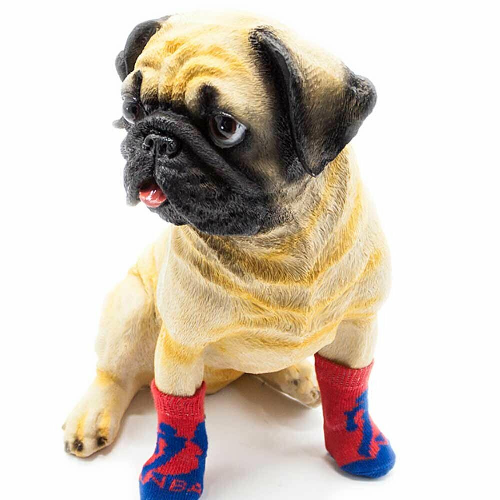 GogiPet nogavice za psa - modra in rdeča barva