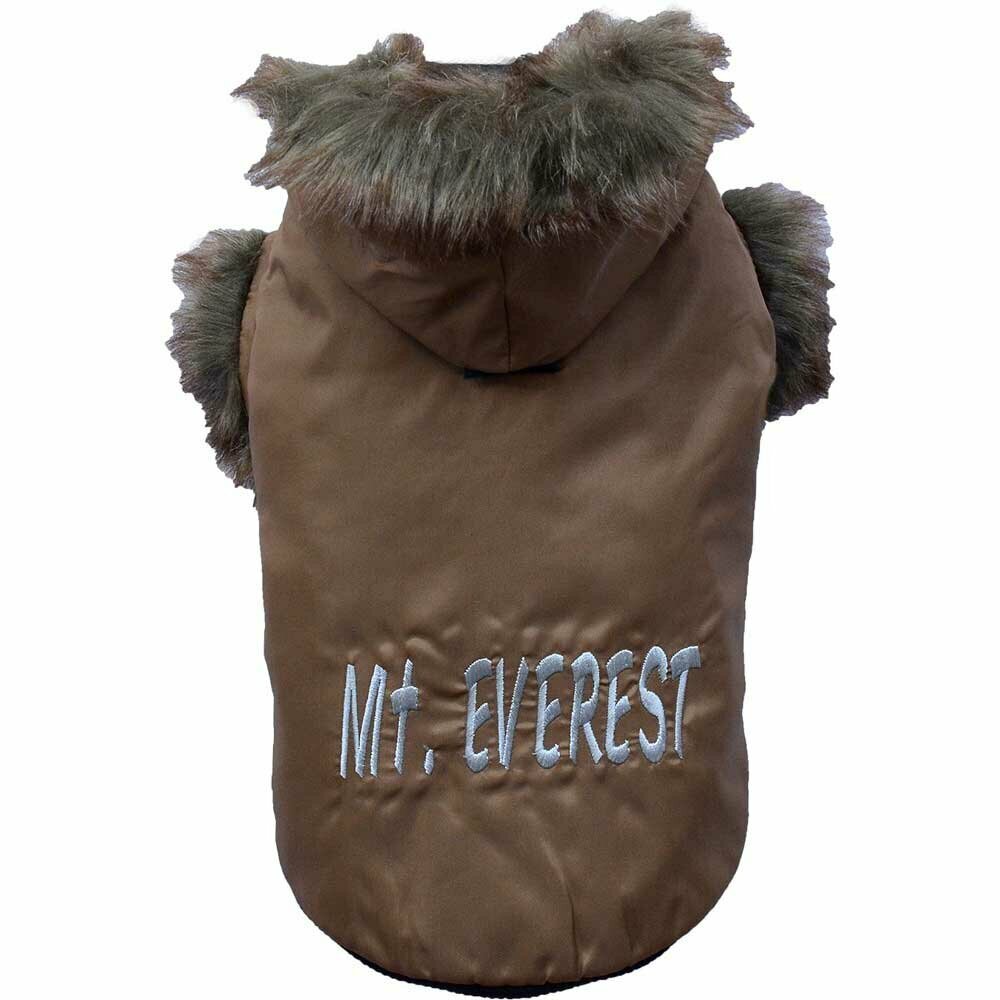 Zimska bunda za pse "Mt. Everest" - rjava barva