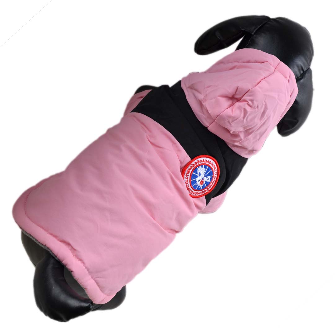 Zimska jakna za pse - pink barva