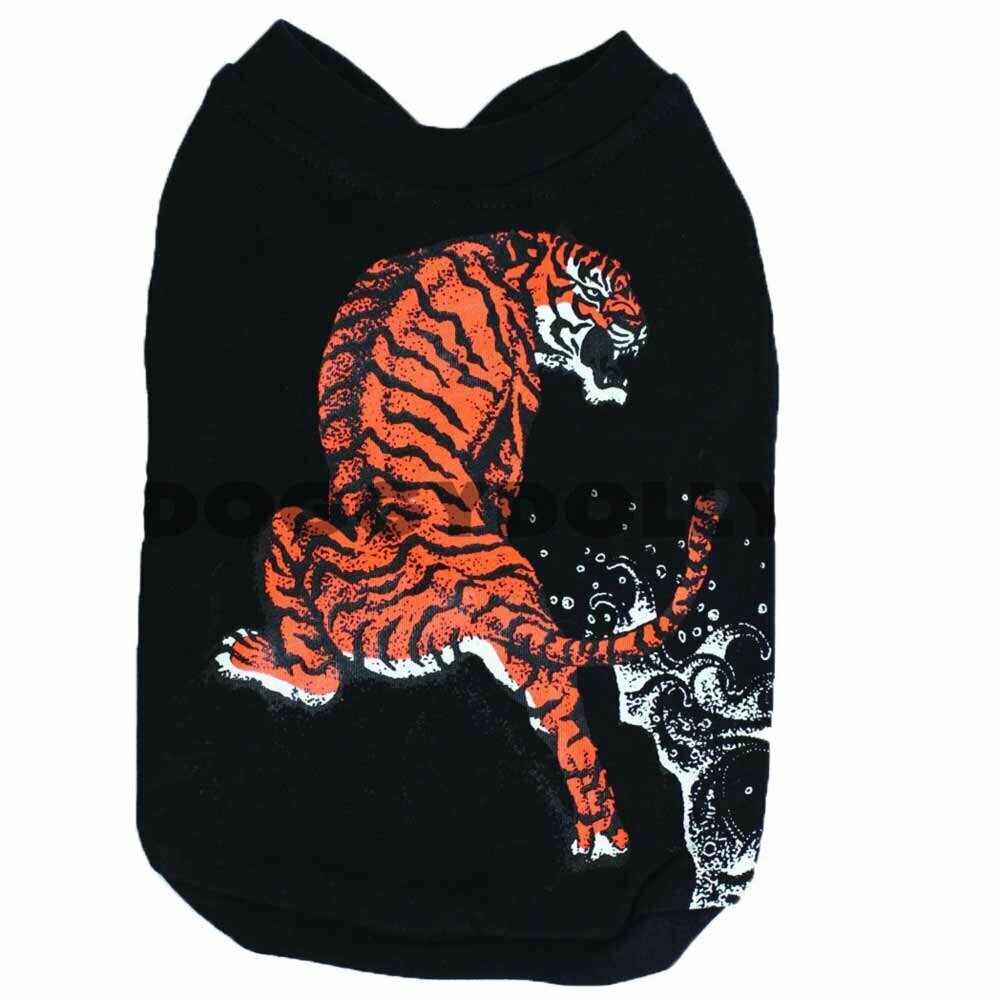 Majica za pse "Tiger" - črna barva