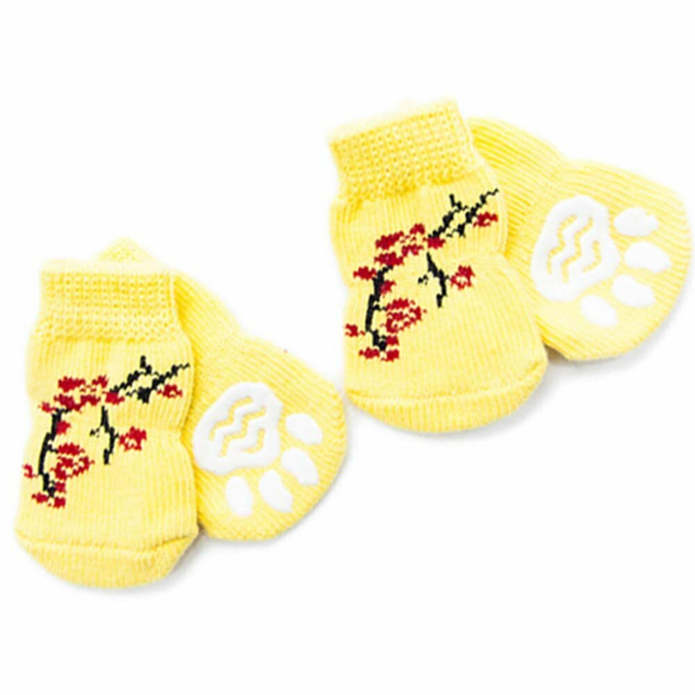 GogiPet rumene nogavice za psa "Bonsai"